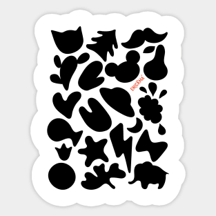 Moo style Sticker